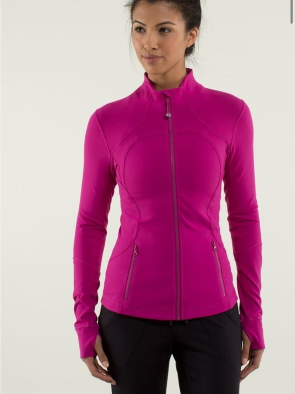 Lululemon Forme Jacket Brushed Raspberry Pink Size 4